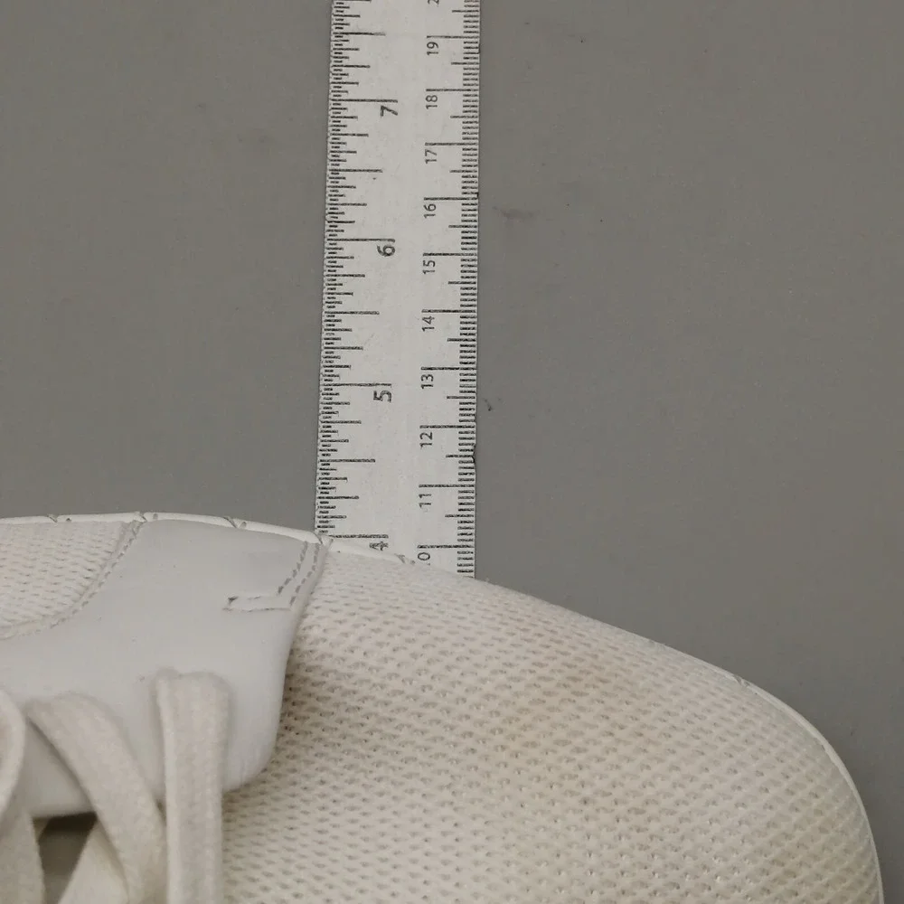 Sarto Womens Sneaker Quinn White Lace Up Round Toe Low Top Wedge Heel 8.5